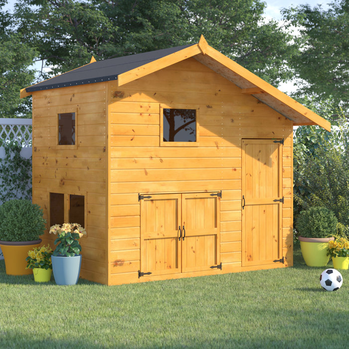 Home Essence Double Storey Garage Playhouse Wayfair.co.uk